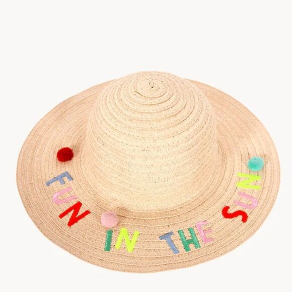 AcornGirls Fun In The Sun Wide Brim Hat - Picture 1 of 11